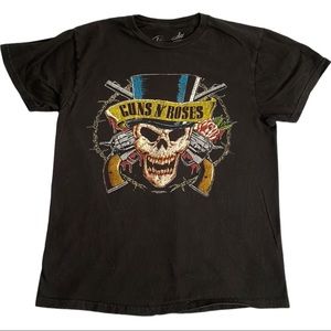 Retro Guns N’ Roses Skull & Guns Band Tee Shirt S